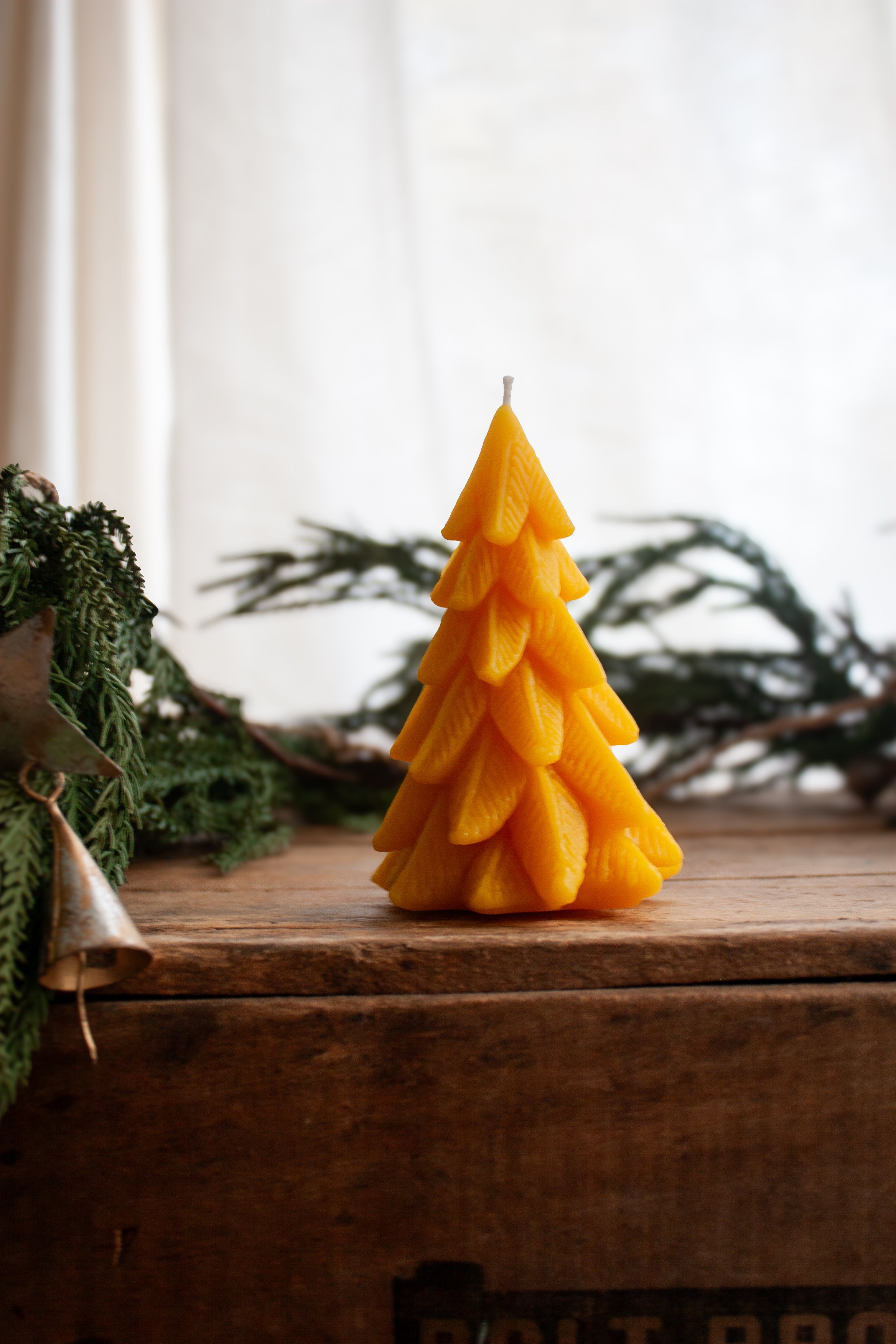 Large Christmas tree candle