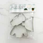 Winter Sweater Latte Cap Cookie Cutter 3 Pc Set