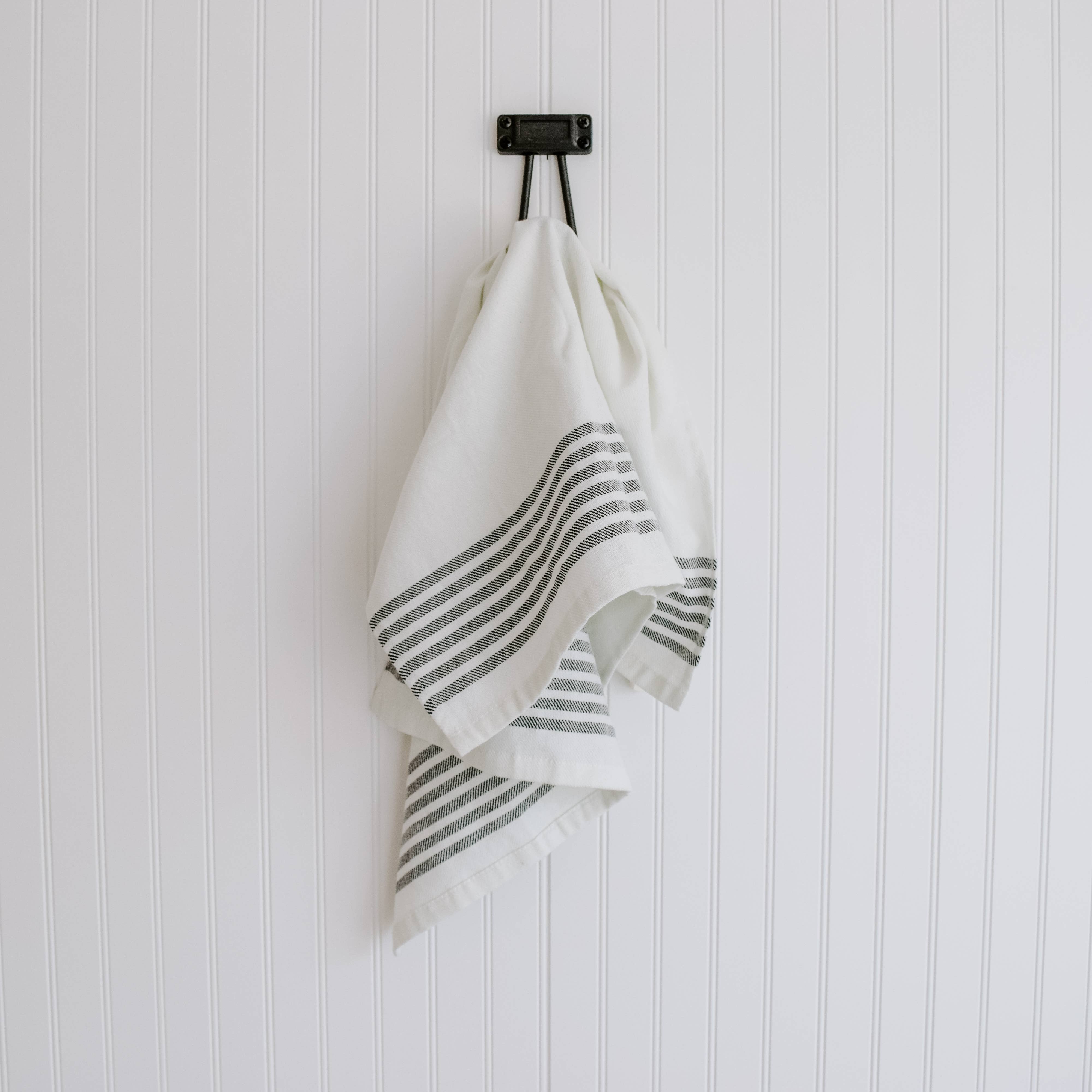 Striped 100% Cotton Hand Towe