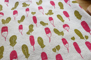 Radish Kitchen Towel, Garden Tea Towel