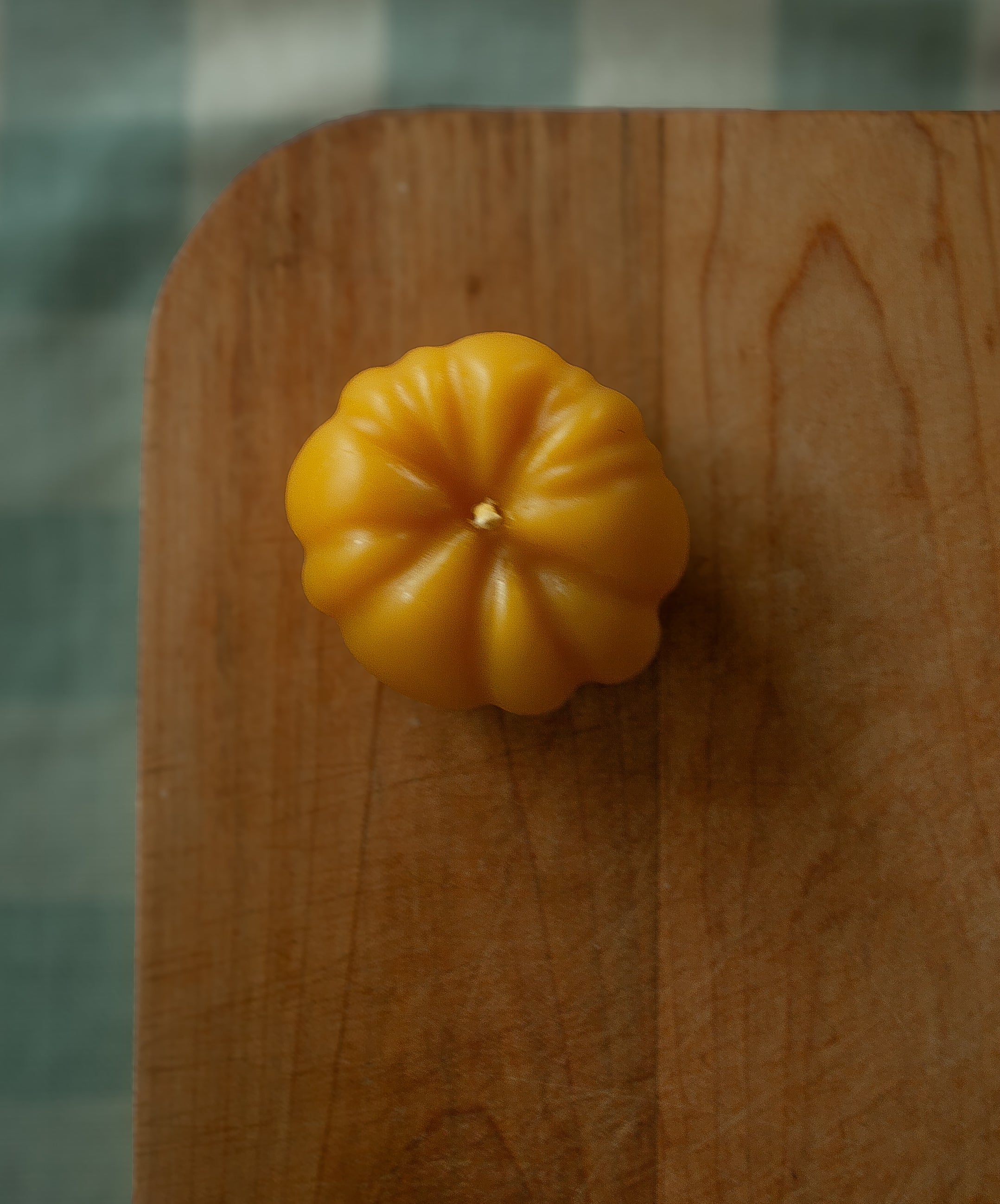 Pumpkin candle