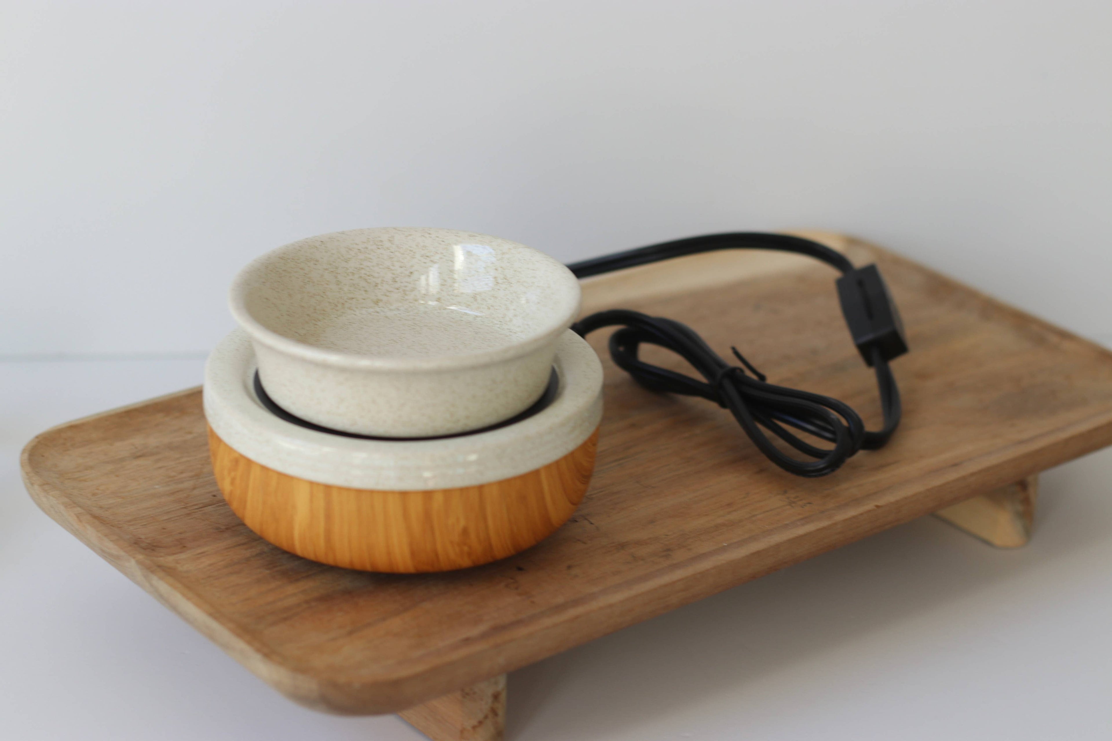 Bamboo Electric Wax Melt Warmer