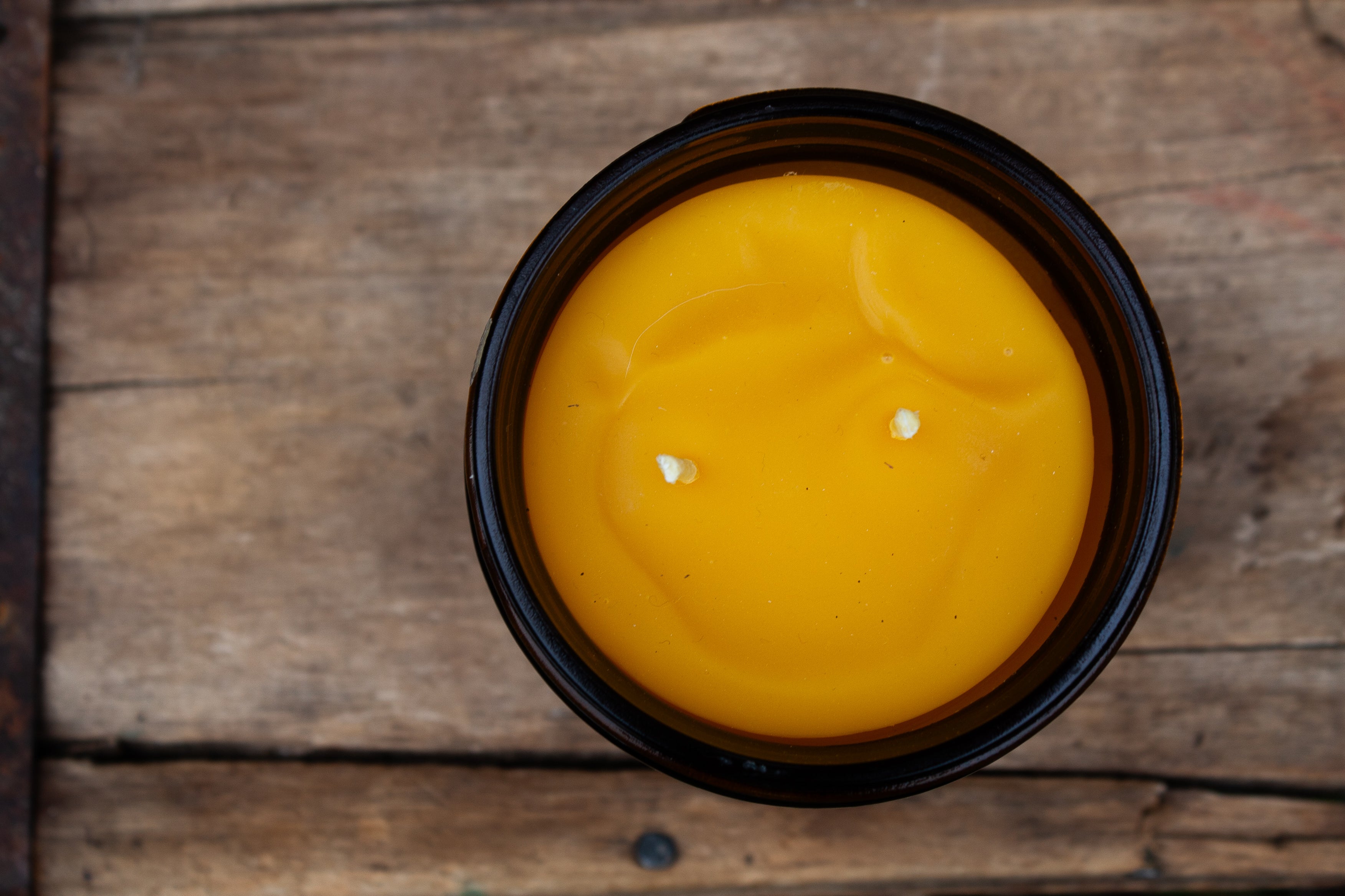 16oz beeswax jar candle