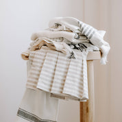 Striped 100% Cotton Hand Towe
