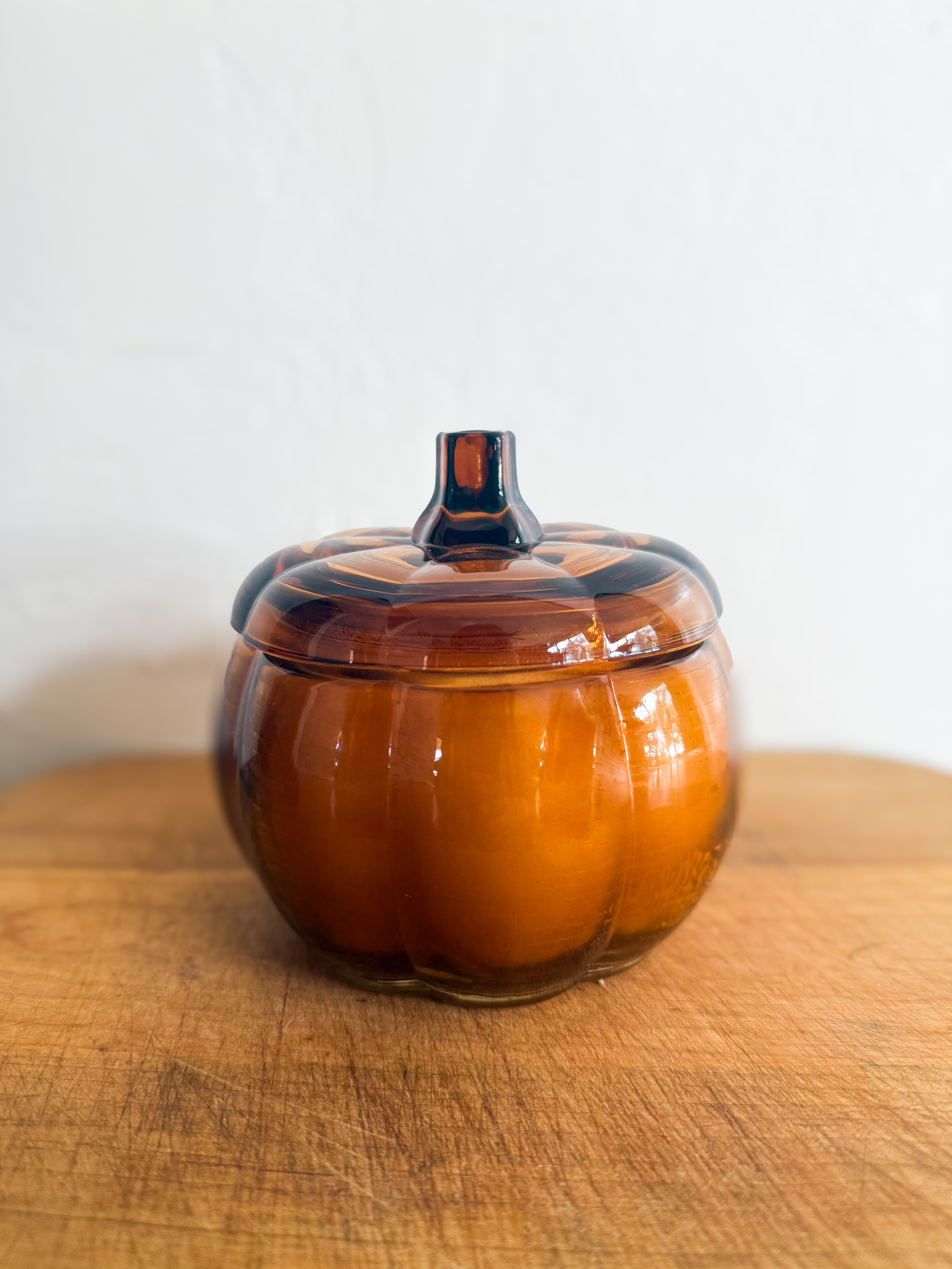 Large amber pumpkin
