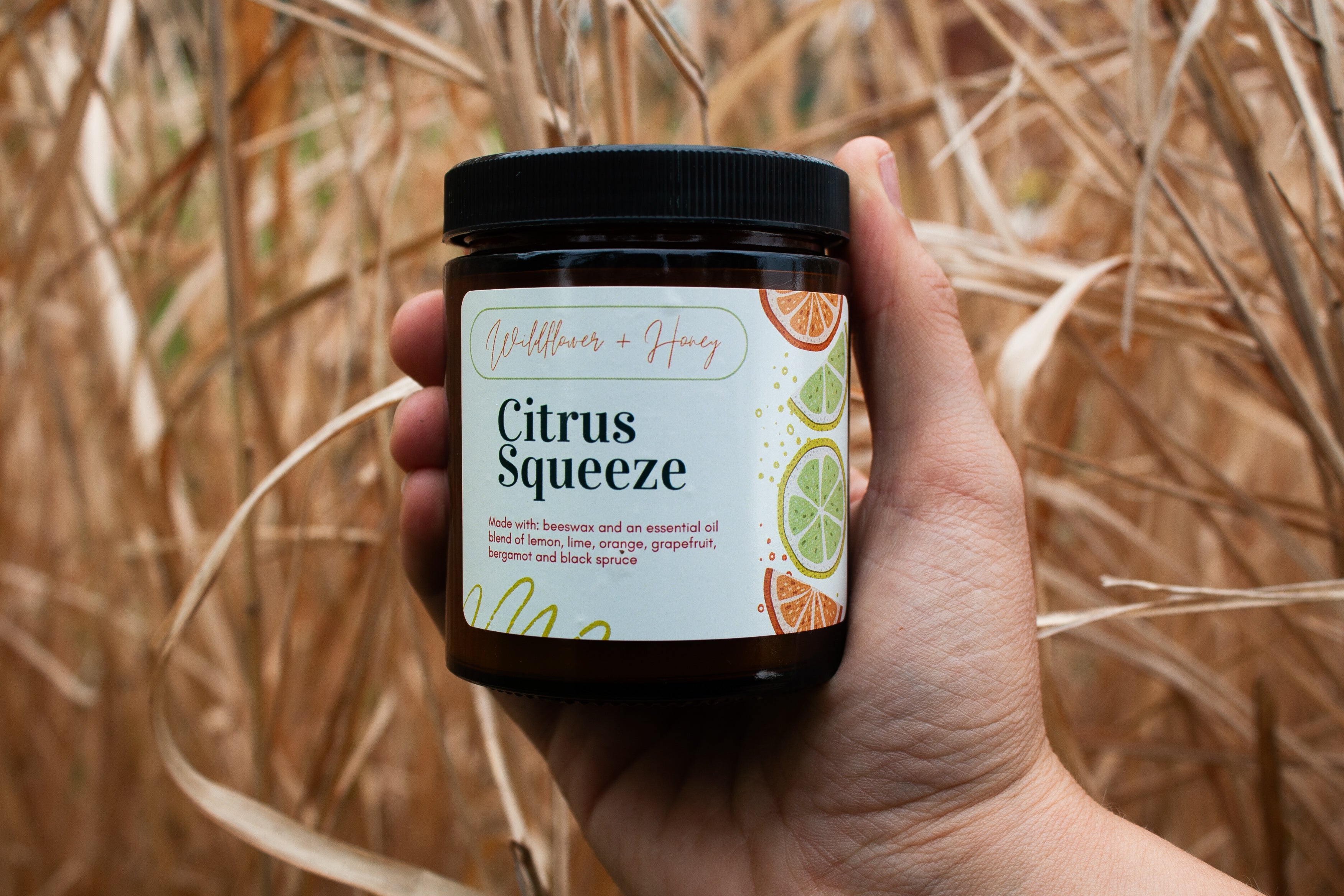 Citrus squeeze scented candle