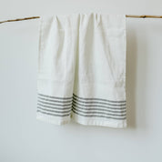 Striped 100% Cotton Hand Towe
