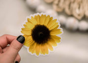 Original Sunflower Vinyl Sticker, 3x3 in