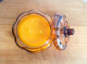 Large amber pumpkin