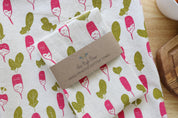 Radish Kitchen Towel, Garden Tea Towel