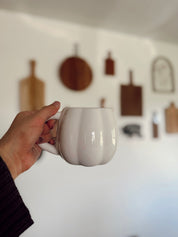 Cream Pumpkin Coffee Mug - Fall Decor & Gifts