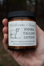 Jojoba whipped tallow lotion