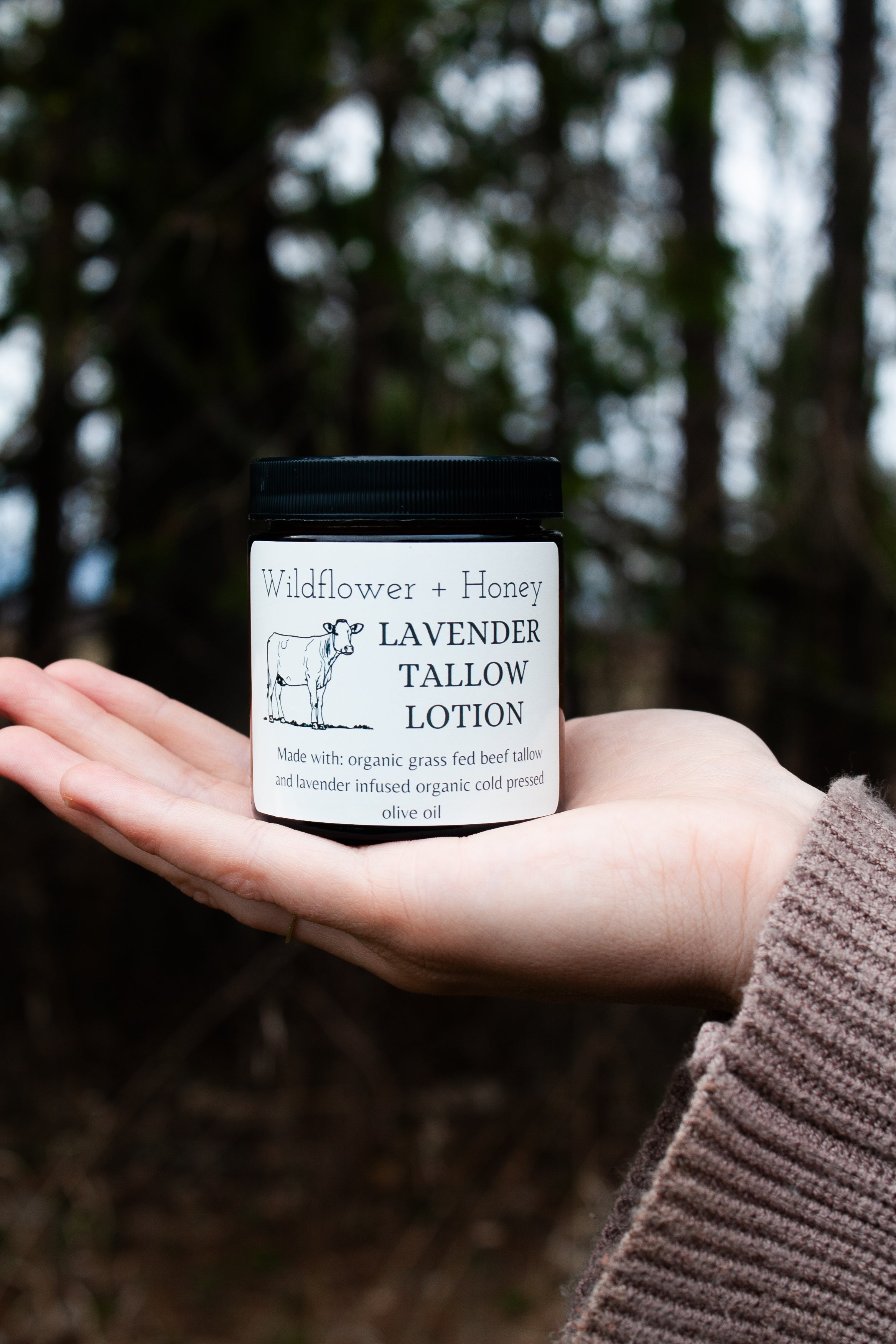 Lavender whipped tallow lotion