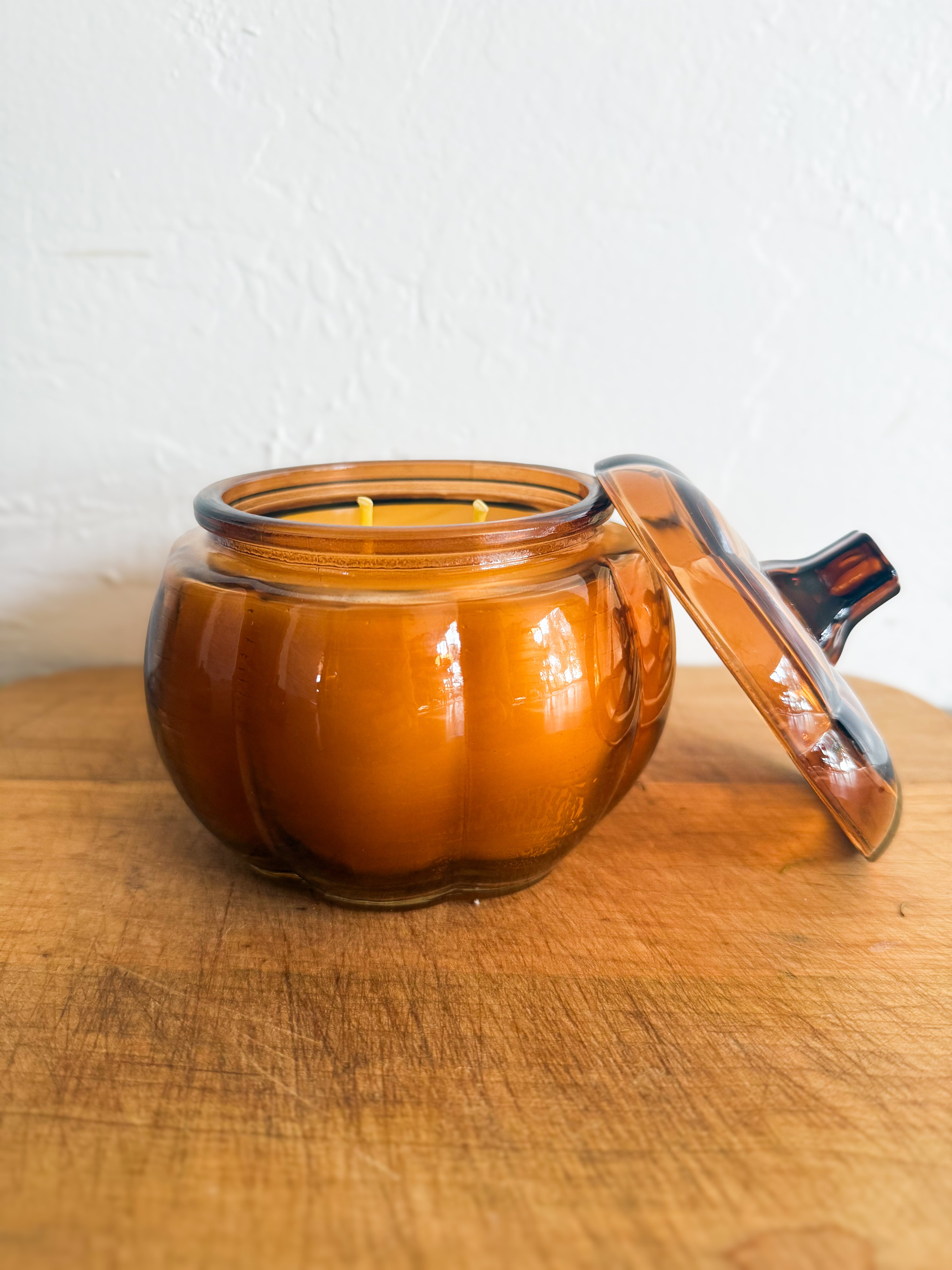 Large amber pumpkin