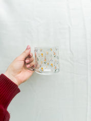 Mountain Wildflower Glass Mug