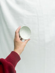 Ruffled Edge Ceramic Pinch Bowls