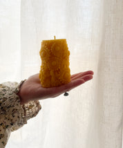 Mystery pillar candle
