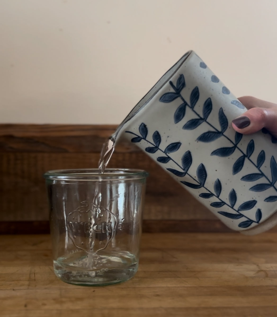 Large Vine Element Pitcher