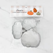 Pumpkin Cookie Cutter 3 Pc Set