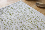 Root Vegetable, Cotton Handprinted Kitchen Towel