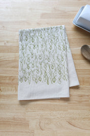 Root Vegetable, Cotton Handprinted Kitchen Towel