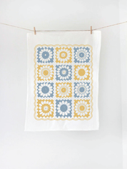 Crochet Square Tea Towel