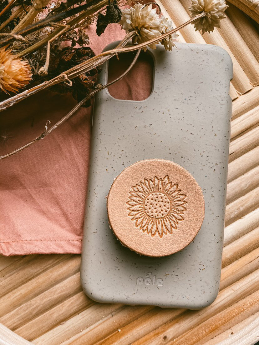 Sunflower phone grip