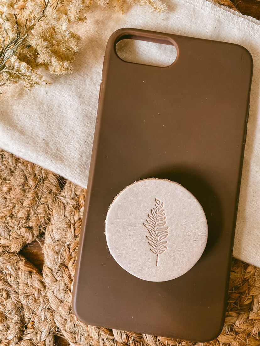 Fern phone grip