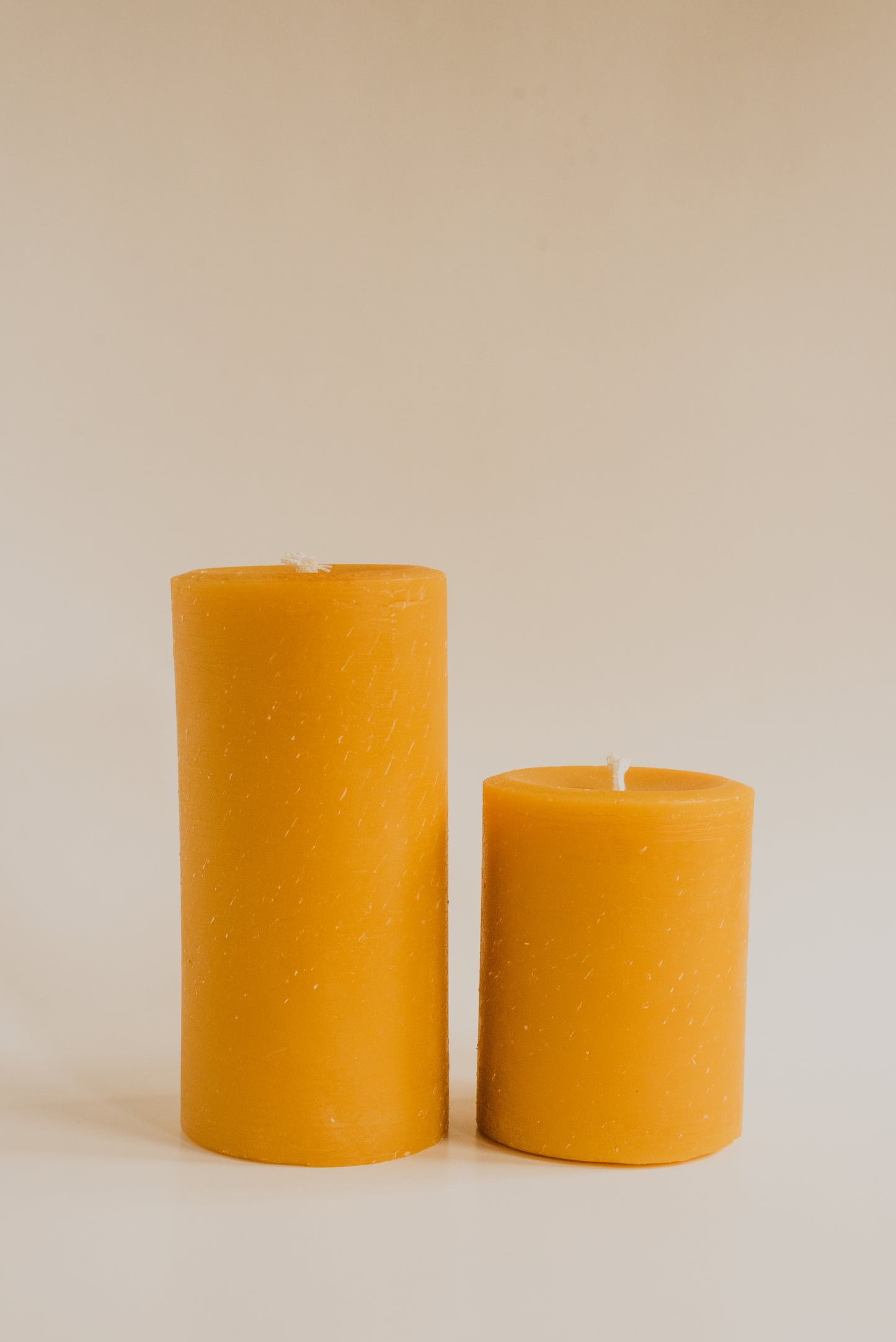 Large Beeswax Pillar Candle